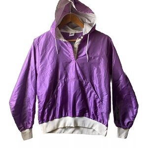 Vintage Nike Windbreaker Pullover Lavender Nylon Hood Retro 90s Y2K Gorpcore